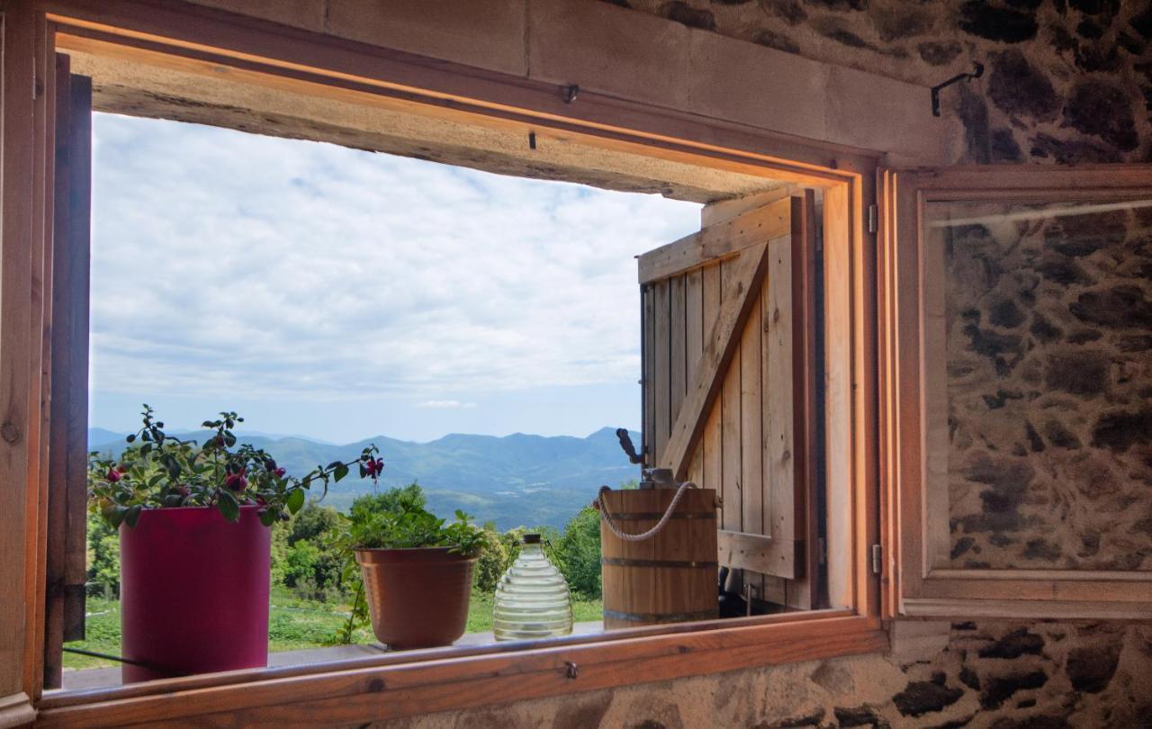 Apartamento Duplex Rural Con Chimenea Y Vistas Panoramicas Desde La Cama Sant Marti Sacalm Exteriör bild
