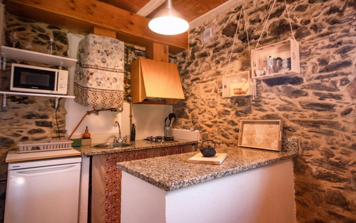 Apartamento Duplex Rural Con Chimenea Y Vistas Panoramicas Desde La Cama Sant Marti Sacalm Exteriör bild
