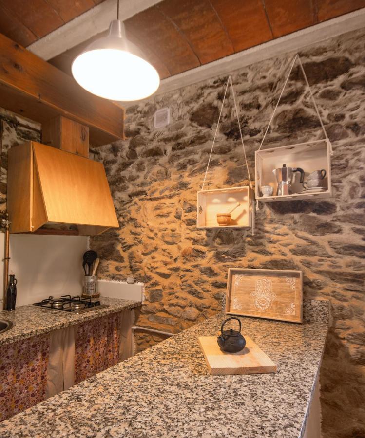 Apartamento Duplex Rural Con Chimenea Y Vistas Panoramicas Desde La Cama Sant Marti Sacalm Exteriör bild